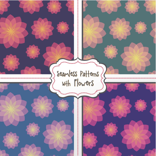 无缝花卉图案图片 无缝花卉图案图片下载