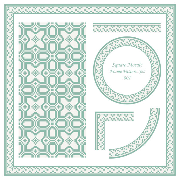 复古框架模式设置001方形马赛克图片 复古框架模式设置001方形马赛克图片下载