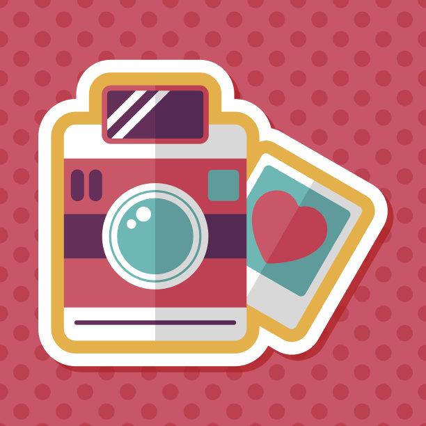 情人节照片长阴影扁平图标,eps10图片 情人节照片长阴影扁平图标,eps10图片下载