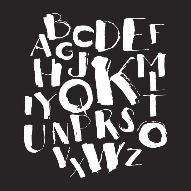 手写书法和字母肮脏的字体字母图片 手写书法和字母肮脏的字体字母图片下载