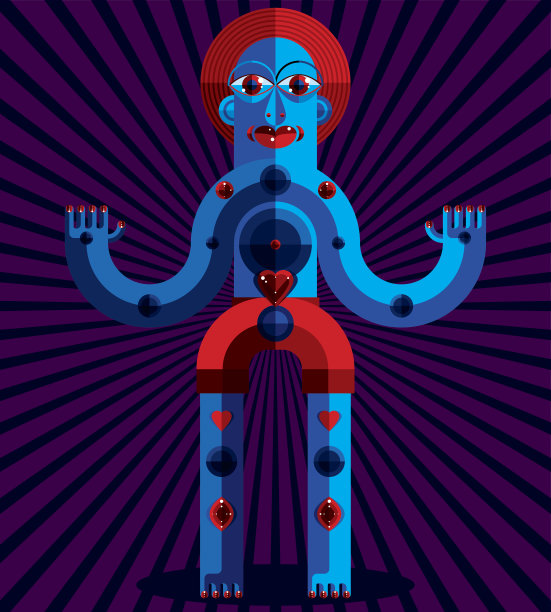 前卫的形象,丰富多彩的绘画创作的立体派风格。图片 前卫的形象,丰富多彩的绘画创作的立体派风格。图片下载
