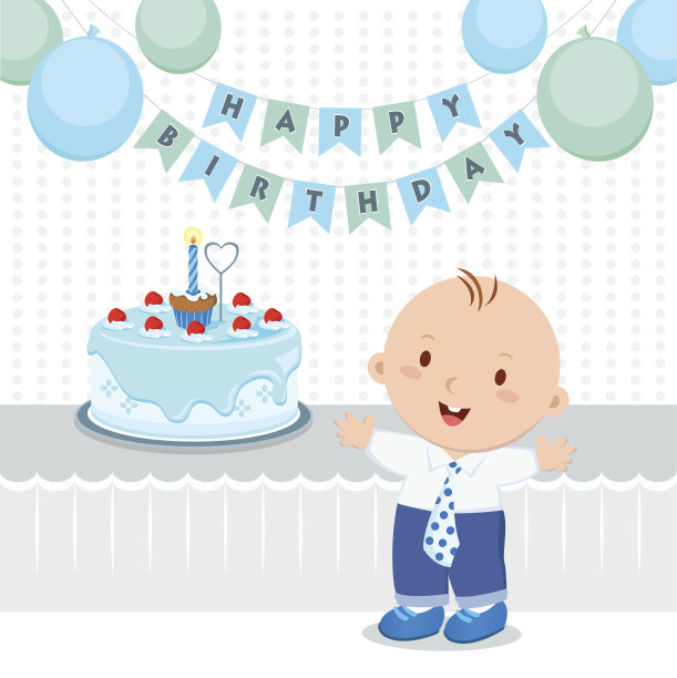 小男孩生日派对图片 小男孩生日派对图片下载