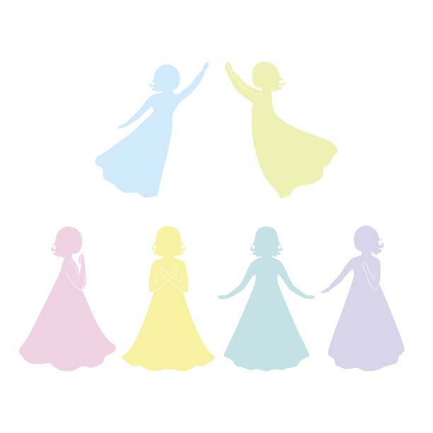 女孩的剪影孤立在光下图片 女孩的剪影孤立在光下图片下载