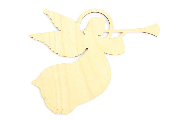 白色背景上的木制天使摄影图片 白色背景上的木制天使摄影图片下载