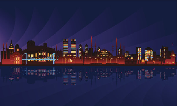 伊斯坦布尔城市夜景图片 伊斯坦布尔城市夜景图片下载