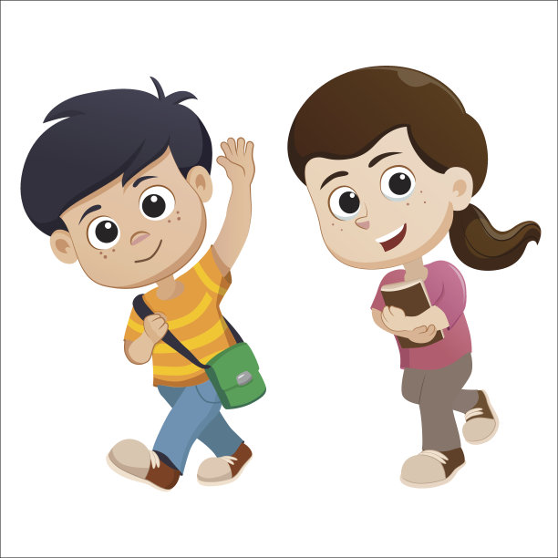 孩子边走边说。回到学校。图片 孩子边走边说。回到学校。图片下载