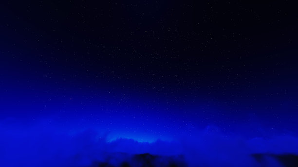 夜空中的星星和云图片 夜空中的星星和云图片下载