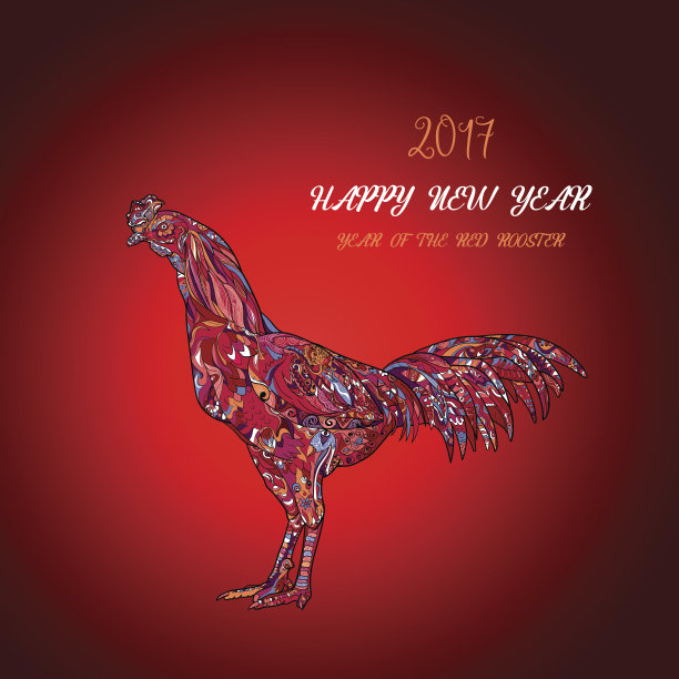 鸡矢量图,2017红鸡年。图片 鸡矢量图,2017红鸡年。图片下载