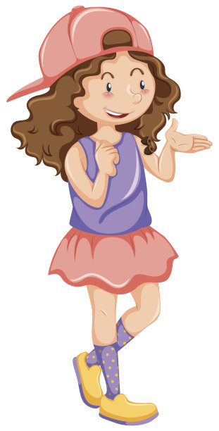 穿粉红色裙子戴粉红色帽子的小女孩图片 穿粉红色裙子戴粉红色帽子的小女孩图片下载