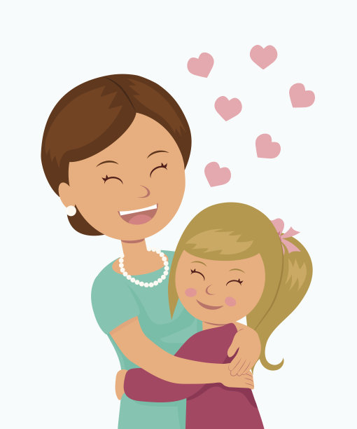 女儿拥抱着母亲。图片 女儿拥抱着母亲。图片下载
