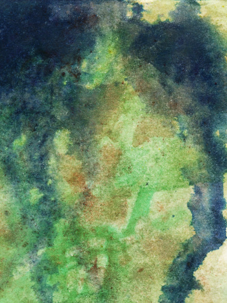 手绘绿色和蓝色水彩滴和飞溅图片 手绘绿色和蓝色水彩滴和飞溅图片下载