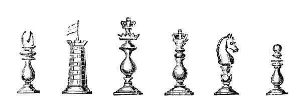 19世纪的象棋棋子雕刻图片 19世纪的象棋棋子雕刻图片下载