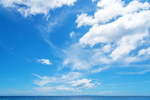 热带海洋和壮观的天空图片 热带海洋和壮观的天空图片下载