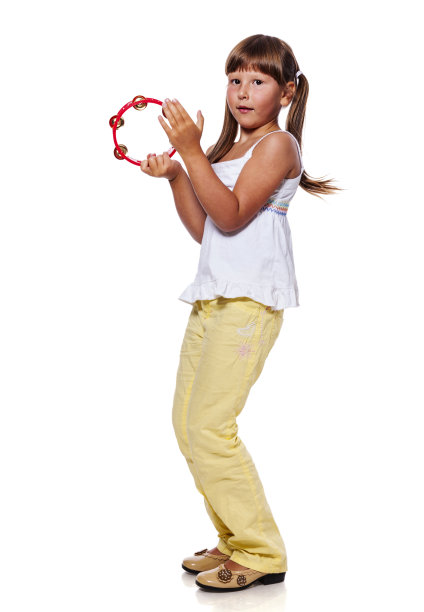 女孩打手鼓图片 女孩打手鼓图片下载