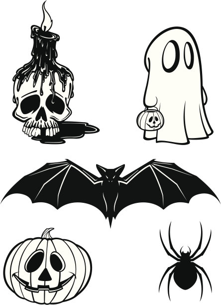 万圣节的插图图片 万圣节的插图图片下载