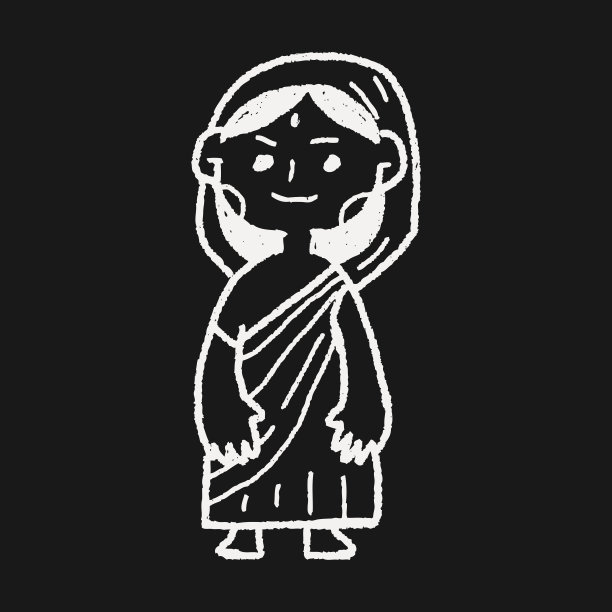 印度妇女涂鸦图片 印度妇女涂鸦图片下载