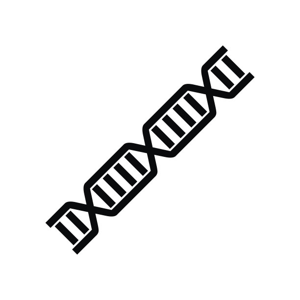 DNA图标符号设计。平面矢量插图孤立在白色背景。DNA螺旋图片 DNA图标符号设计。平面矢量插图孤立在白色背景。DNA螺旋图片下载