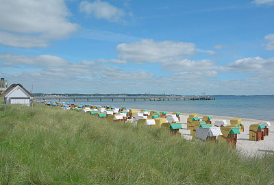 Scharbeutz、波罗的海、德国石勒苏益格-荷尔斯泰因州图片 Scharbeutz、波罗的海、德国石勒苏益格-荷尔斯泰因州图片下载