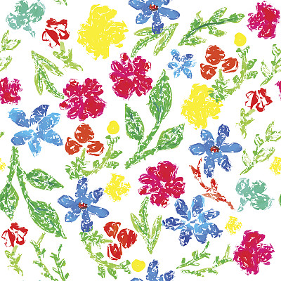 五颜六色的花卉无缝图案图片 五颜六色的花卉无缝图案图片下载