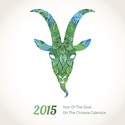 矢量山羊,在中国历法上象征2015年。图片 矢量山羊,在中国历法上象征2015年。图片下载