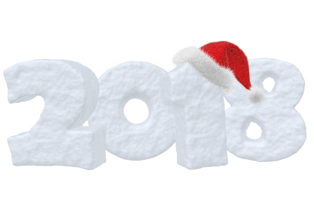 2018雪文配圣诞老人红帽图片 2018雪文配圣诞老人红帽图片下载