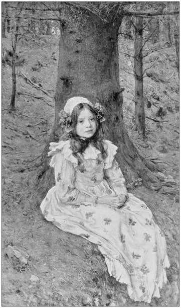 古董画照片:女孩图片 古董画照片:女孩图片下载