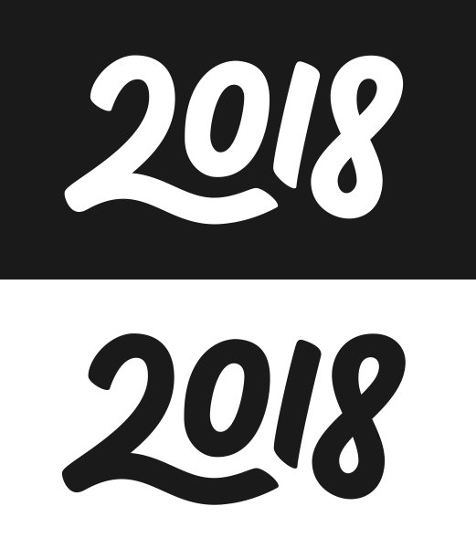 2018年贺年黑白贺卡图片 2018年贺年黑白贺卡图片下载