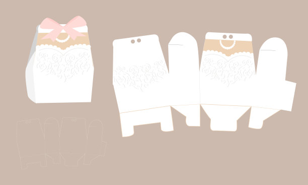 优雅的婚纱与花边。婚纱的盒子。图片 优雅的婚纱与花边。婚纱的盒子。图片下载