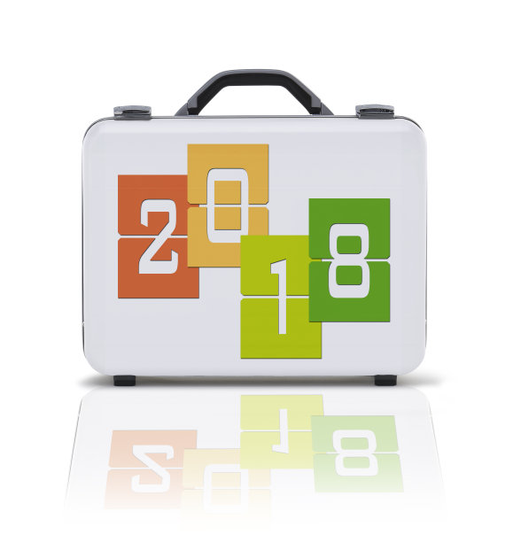 带反思和2018文字的旅行商务旅行箱图片 带反思和2018文字的旅行商务旅行箱图片下载