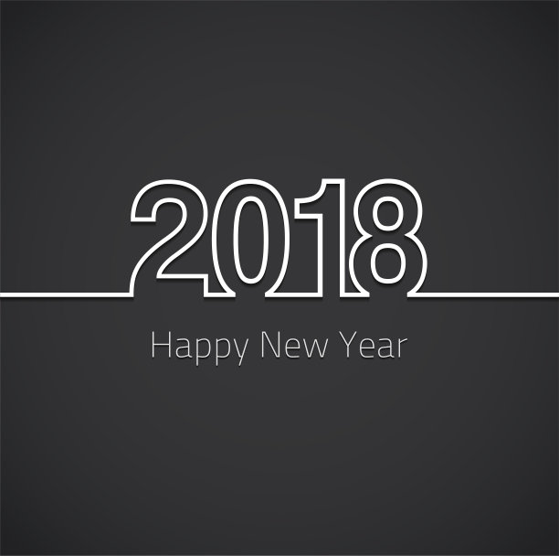 新年快乐2018你的圣诞背景图片 新年快乐2018你的圣诞背景图片下载