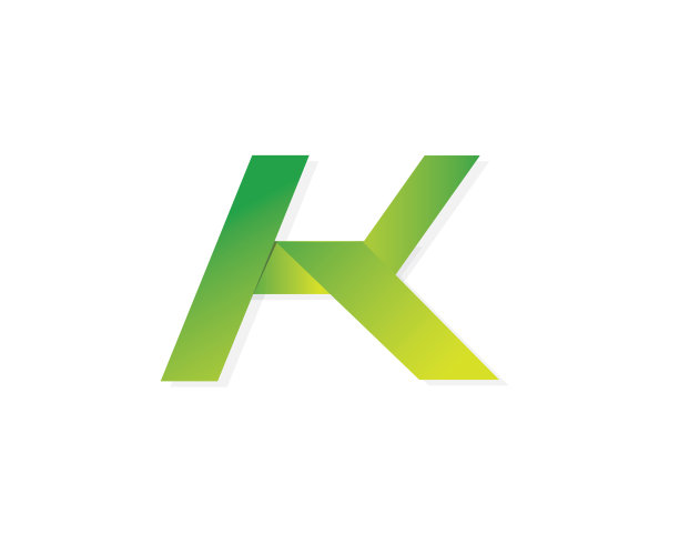 现代绿色钢丝带K字母字母符号图片 现代绿色钢丝带K字母字母符号图片下载