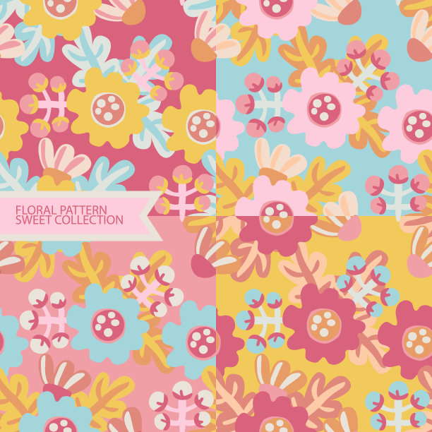 花卉无缝模式图片 花卉无缝模式图片下载