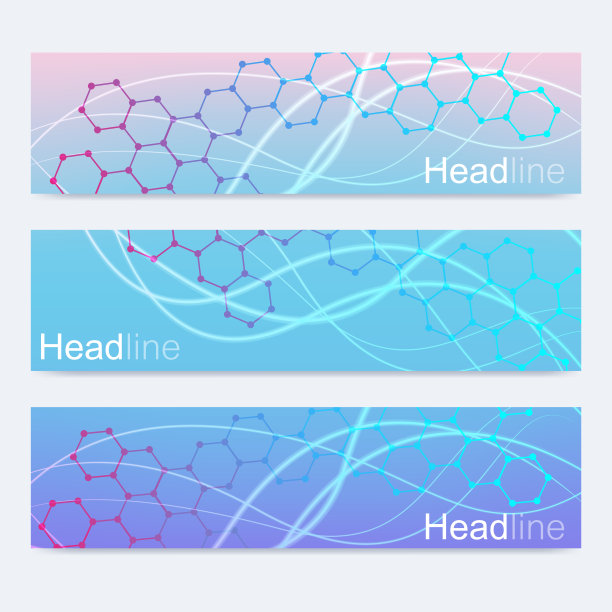 科学的现代载体旗帜。DNA分子结构与连接的线和点。科学背景矢量。医学技术化学设计图片 科学的现代载体旗帜。DNA分子结构与连接的线和点。科学背景矢量。医学技术化学设计图片下载