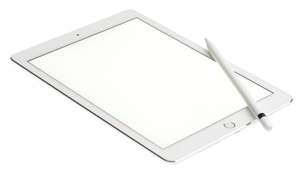 9.7英寸银质iPad Pro,黑屏苹果铅笔图片 9.7英寸银质iPad Pro,黑屏苹果铅笔图片下载