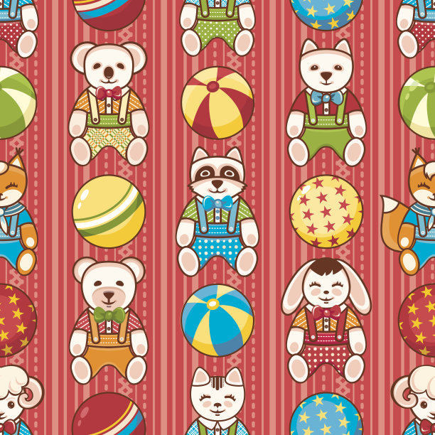 儿童玩具无缝图案。设计元素为明信片,横幅,传单图片 儿童玩具无缝图案。设计元素为明信片,横幅,传单图片下载
