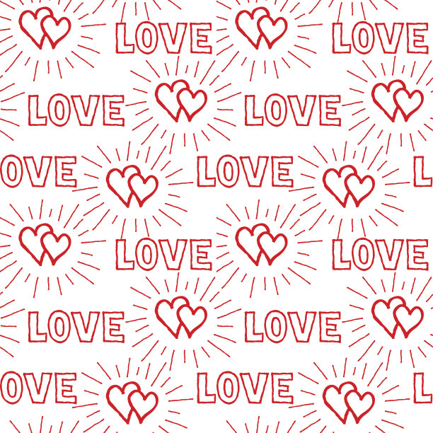 爱心字和手写爱心图案无缝衔接。豆儿图片 爱心字和手写爱心图案无缝衔接。豆儿图片下载