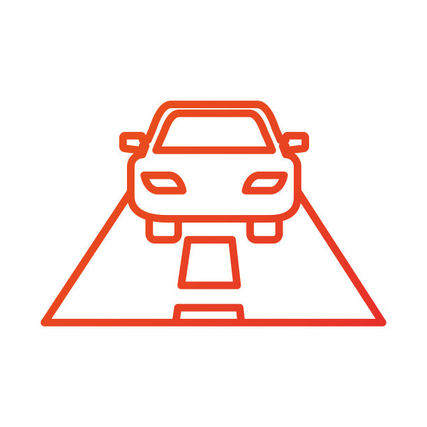 卡通汽车对道路交通导航的概念图片 卡通汽车对道路交通导航的概念图片下载