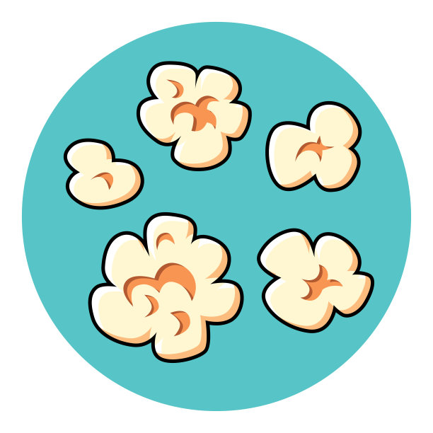 爆米花集向量。图片 爆米花集向量。图片下载