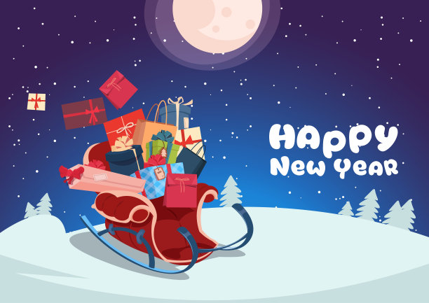 圣诞快乐和新年贺卡冬季假期概念横幅图片 圣诞快乐和新年贺卡冬季假期概念横幅图片下载
