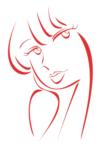 一个简单的女人的插图图片 一个简单的女人的插图图片下载