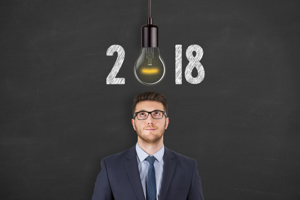 新年2018概念概念黑板背景图片 新年2018概念概念黑板背景图片下载