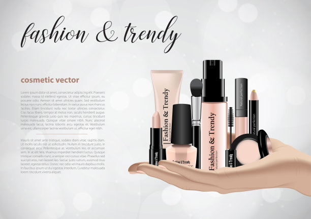 插图广告化妆品奶油闪闪发光的背景图片 插图广告化妆品奶油闪闪发光的背景图片下载