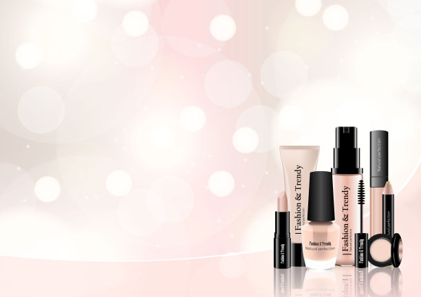 插图广告化妆品奶油闪闪发光的背景图片 插图广告化妆品奶油闪闪发光的背景图片下载