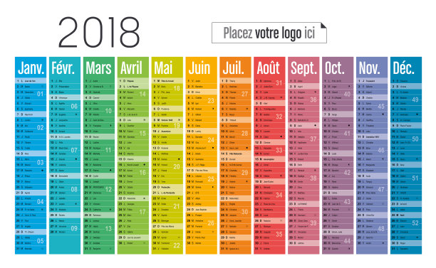 2018年法国日历图片 2018年法国日历图片下载