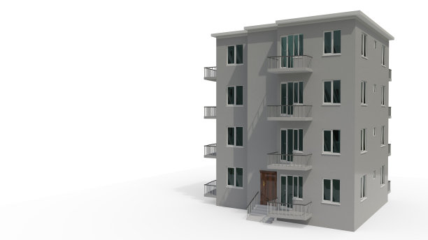一个在建的建筑项目,3d渲染图片 一个在建的建筑项目,3d渲染图片下载