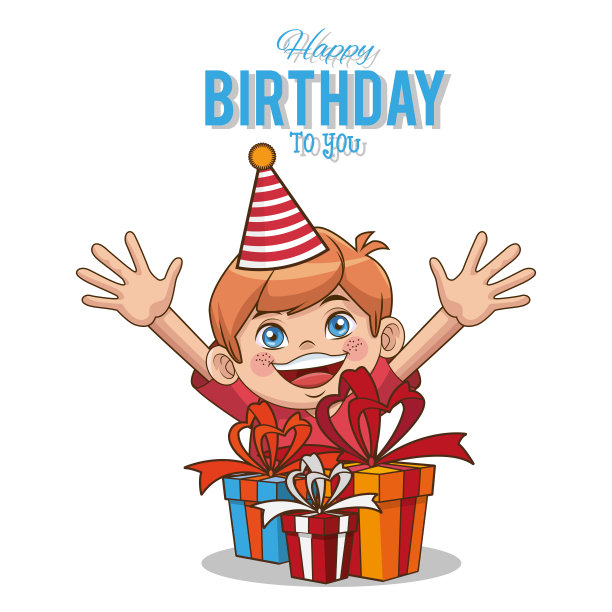 小朋友生日快乐卡通卡片图片 小朋友生日快乐卡通卡片图片下载