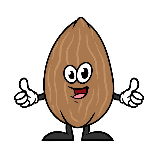 卡通杏仁人物竖起大拇指图片 卡通杏仁人物竖起大拇指图片下载