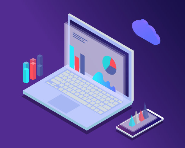 大数据概念等角矢量插图图片 大数据概念等角矢量插图图片下载
