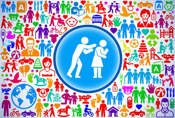 关系问题家庭和父母矢量图标模式图片 关系问题家庭和父母矢量图标模式图片下载