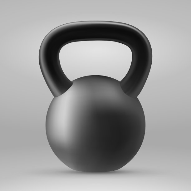 现实的黑色kettlebell。图片 现实的黑色kettlebell。图片下载